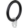 Errebi 8 anelli nero per tubo tenda diametro 20 mm