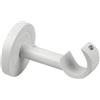 Errebi 1 supporto bianco monoblocco fisso aperto per tubo tenda diametro 20 mm