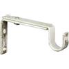 Errebi 2 supporti 11-15 cm avorio oro piattina per tubo tenda diametro 20 mm