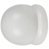 Errebi 2 terminali a palla per bastone legno diametro 28 mm - bianco