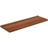 Ripiano melaminico noce 4 lati bordati 18x200x600 mm