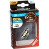 Pilot Lampada 12v hyper-led 9 - 3 smd x 3 chips - (c5w) - 10x36 mm - sv8,5-8 - 1 pz 58450