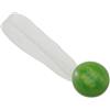 Bb Line Srl 2 clip in plastica striata mm35/24 per arricciare/decorare le tende - colore verde acido.