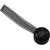 Bb Line Srl 2 miniclip in plastica striata mm24 per arricciare/decorare le tende - colore nero .