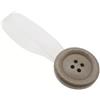 Bb Line Srl 2 miniclip bottone mm38/24 per arricciare/decorare le tende - colore tortora.