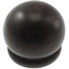 Bb Line Srl 2 pomoli palla per bastone Ø28mm - colore noce.