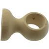 Bb Line Srl Supporto per soffitto per bastone Ø28mm con viti e tasselli - colore naturale.