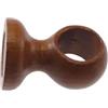 Bb Line Srl Supporto per soffitto per bastone Ø28mm con viti e tasselli - colore teak.