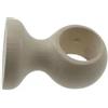 Bb Line Srl Supporto per soffitto per bastone Ø28mm con viti e tasselli sbiancato.