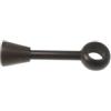 Bb Line Srl Supporto regolabile per bastone Ø28mm con viti e tasselli - colore noce.