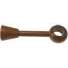 Bb Line Srl Supporto regolabile per bastone Ø28mm con viti e tasselli - colore teak.