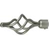 Errebi 1 pomolo ciorciola nichel terminale per tubo diametro 20 mm