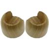 Bb Line Srl 2 supporti parete/parete per bastone Ø28mm - colore naturale.