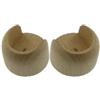 Bb Line Srl 2 supporti parete/parete per bastone Ø28mm sbiancato.
