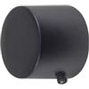 Errebi 2 pomoli neri a tappo terminale per tubo tende diametro 20 mm