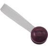 Bb Line Srl 2 miniclip in plastica striata mm24 per arricciare/decorare le tende - colore viola .