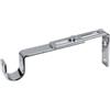Errebi 2 supporti 11-15 cm cromo piattina per tubo tenda diametro 20 mm