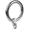 Errebi 8 anelli cromo per tubo tenda diametro 20 mm