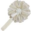 Calamita fiore organza e nastro