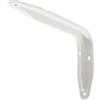Reggimensola nervata modello design - 170 x 280 mm. - bianco