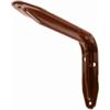Reggimensola nervata modello design - 150 x 240 mm. - marrone