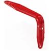 Reggimensola nervata modello design - 180 x 340 mm. - rosso