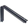 Reggimensola plus acciaio stampato - 210 x 320 mm. - nero