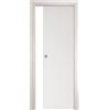 Porta scorrevole da interno frassino bianco, 80x210 cm