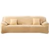BellaHome Copridivano 4 posti elasticizzato crema, 235-300 cm