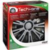 Lampa Copricerchi per auto avera silver & black - Ø 13 pilot 31615