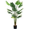 Pianta monstera in polietilene con 16 foglie, 170 cm