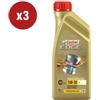 Castrol 3 pezzi olio castrol edge 5w-30 ll titanium 1l