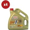Castrol 4 pezzi olio lubrificante per motore auto edge 5w40 titanium fst 4l