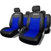 Sparco Set completo coprisedili auto universali sparco nero/blu a nido d'ape - spc1016