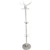 Appendiabiti a 5 rami cory in metallo bianco, 43x37x174 cm