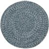Tappeto solid rotondo acqua, Ø 120 cm