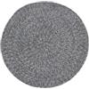 Tappeto solid rotondo grigio chiaro, Ø 120 cm