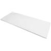 Mensola in melaminico bianco bordato su due lati 200x60x18 cm