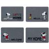 Zerbino snoopy love con fondo antiscivolo, 40x60 cm