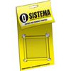 Sistema Staffa di fissaggio frontale sistema 4 pezzi