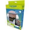 Zanzariera per finestra fantasy nera con magneti easy click 130x150 cm