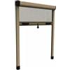 Zanzariera verticale avvolgibile roto bronzo 160x170 cm