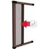 Zanzariera orizzontale per porta finestra con frizione roto marrone 160x250 cm