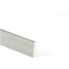 Battiscopa pvc rett. bianco verniciabile 70x14x250
