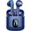 Drsaec 2026 Cuffie Bluetooth 5.4, Auricolari Bluetooth 6D Stereo Cuffie Wireless In Ear con 4 ENC Mic, 30 Ore Cuffie Senza Fili Cancellazione Rumore, IP7 Impermeabili Cuffiette Sport per iOS/Android, USB-C