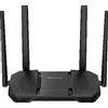 HIKVISION DS-3WR12GC-E - Router Wi-Fi 5 AC1200 Dual Band, 1 WAN + 3 LAN Gigabit, 4 Antenne