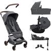 Maxi Cosi Trio Fame Cabin con Pebble Slide Pro e Base FamilyFix Slide Pro - Moon Graphite