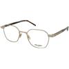 Saint Laurent SL 883 006 | Occhiali da Vista Graduati | Prova Online | Unisex | Metallo | Quadrati | Oro | Adrialenti