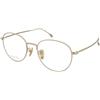 Gucci GG2147OA 001 | Occhiali da Vista Graduati | Prova Online | Metallo | Tondi | Oro | Adrialenti