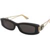 Christian Dior 30Montaigne S14I 12AO | Occhiali da Sole Graduati o Non Graduati | Prova Online | Plastica | Rettangolari | Nero | Adrialenti